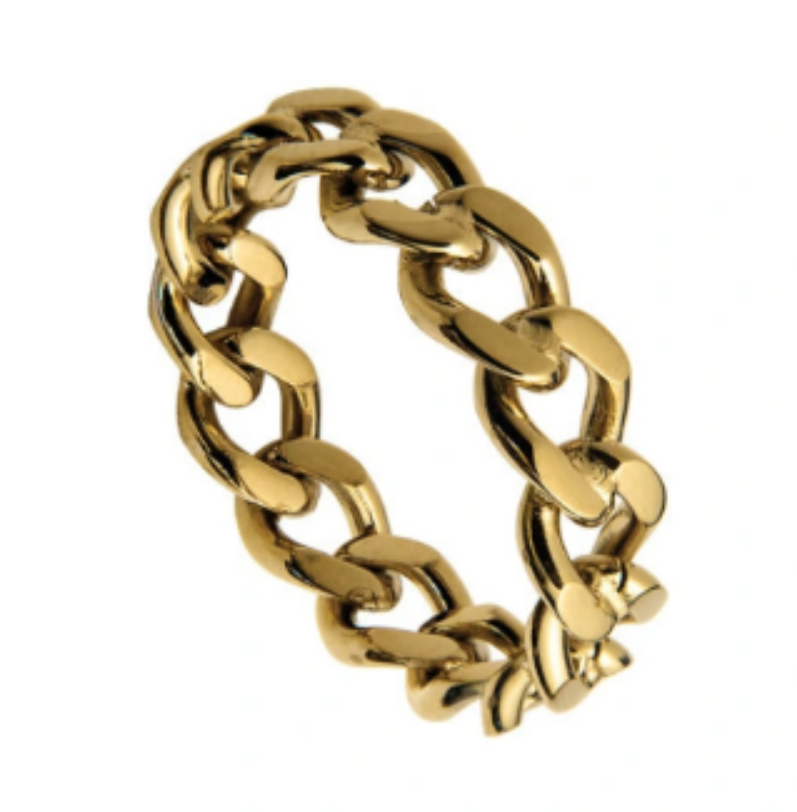 Imagem de Anel em Aço Dourado