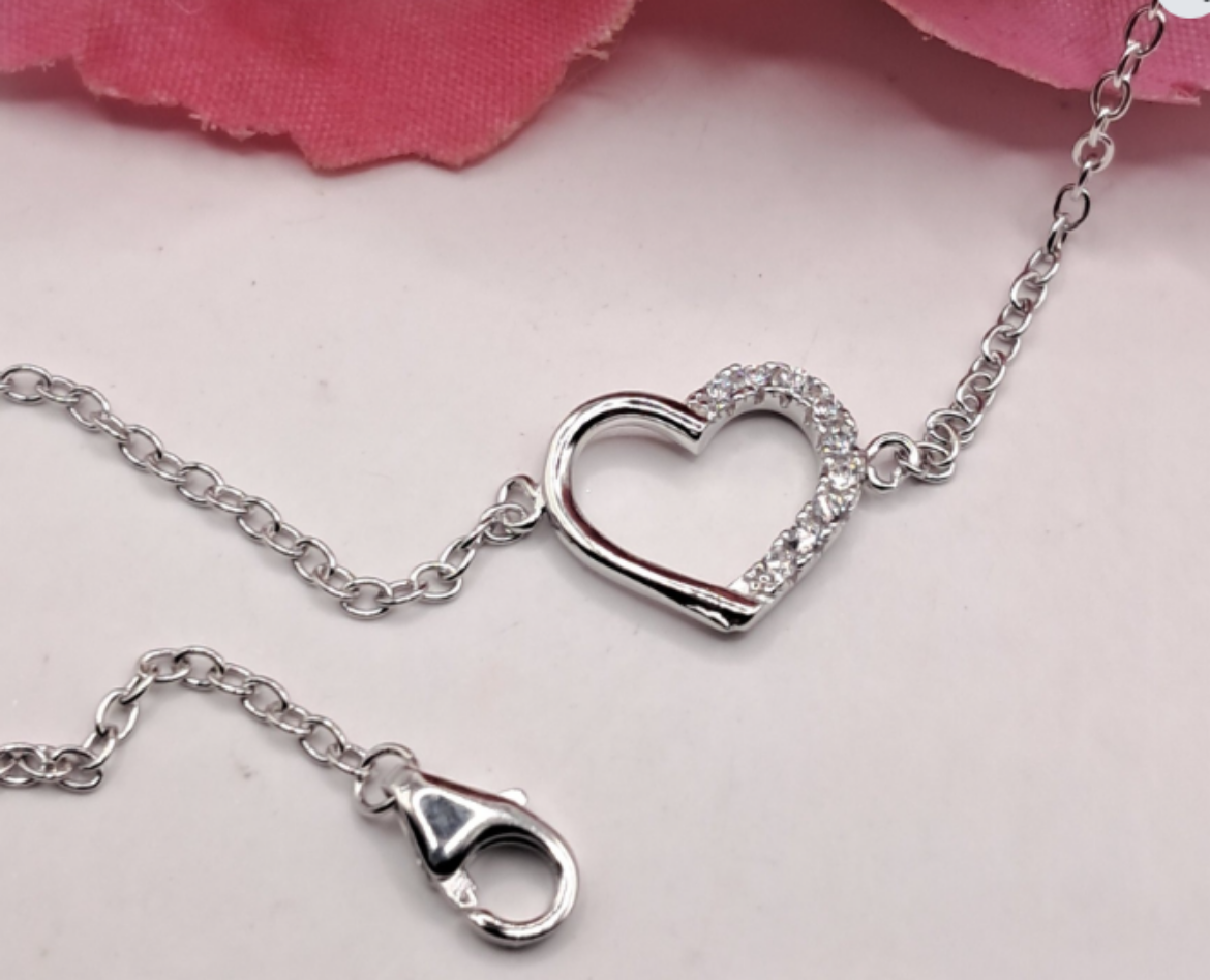 Imagem de Pulseira em Prata com Zirconias