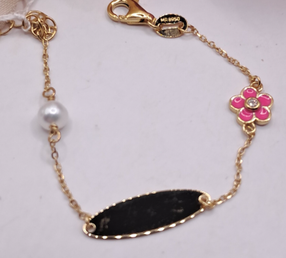 Imagem de Pulseira em Prata Dourada